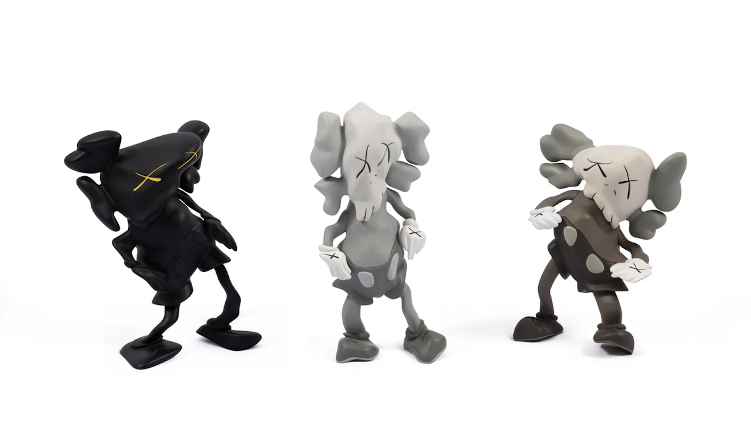 Distorted Companion (Série de 3) - KAWS x Robert Lazzarini